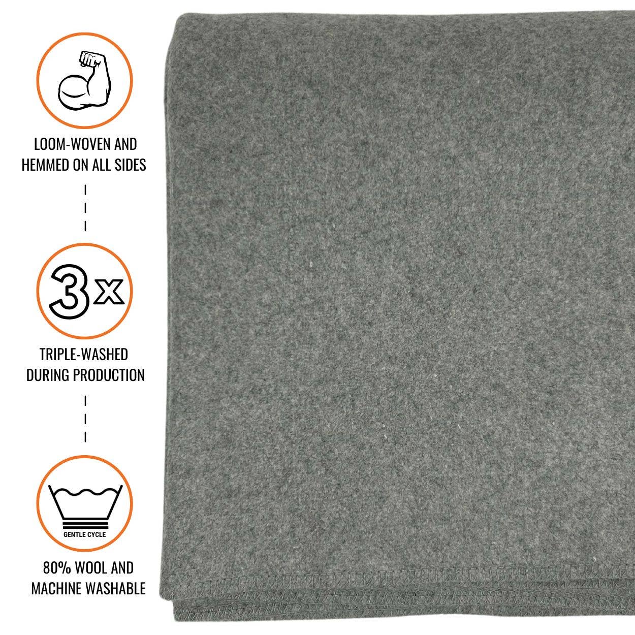 Arcturus - Vendita all'ingrosso Coperta - Coperta militare in lana Arcturus - 2 kg (163 x 224 cm)52