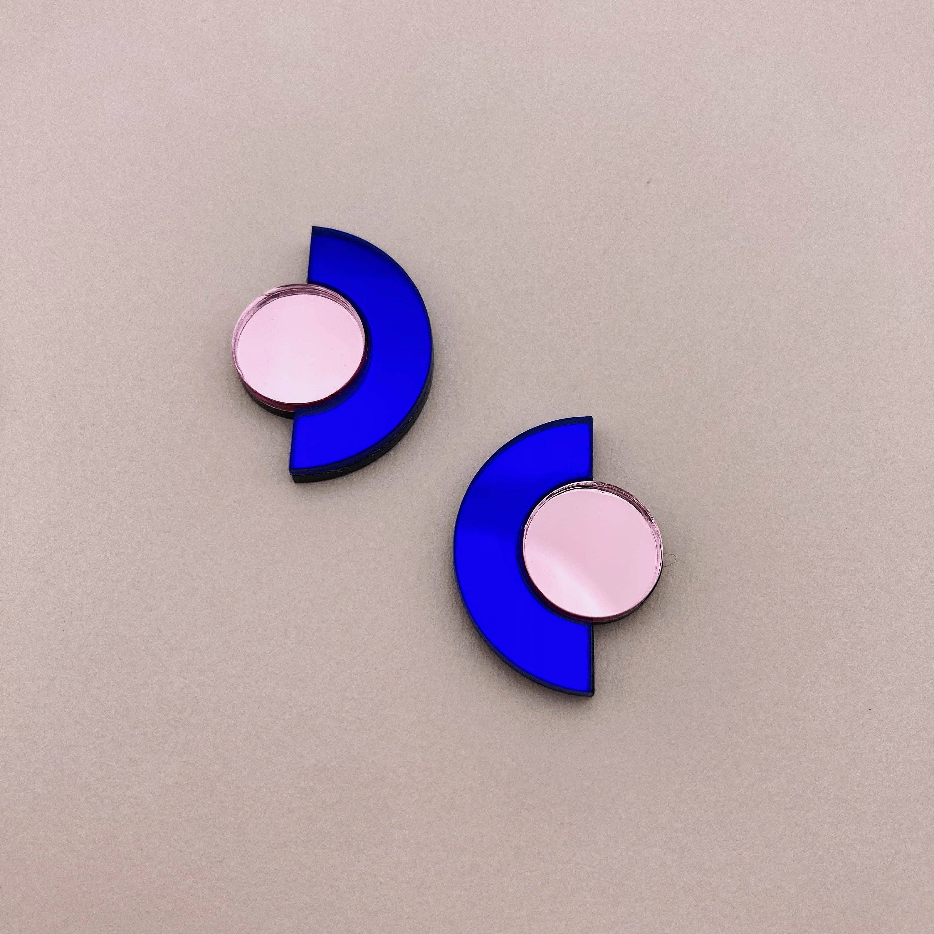Studio Annette – wholesale Stud/post earrings – Mirror stud earrings - Roseline5
