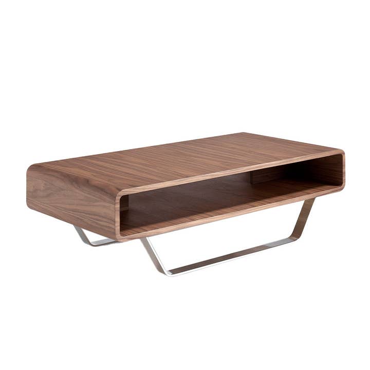 Salontafel van gefineerd walnotenhout 1 voor wholesale door ANGEL CERDA