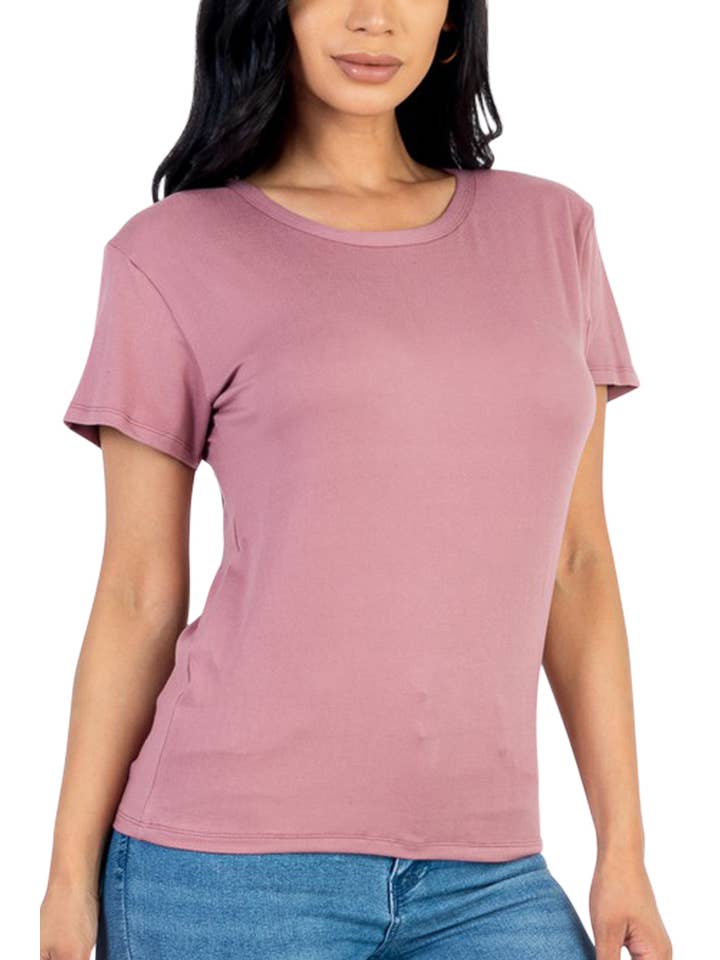 Vanilla Monkey - Wholesale T-Shirt - Women's - Basic Short Sleeve T-shirt