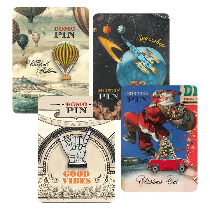 Bomo Art Budapest - Wholesale Lapel Pin/Button - Bomo Pin 32