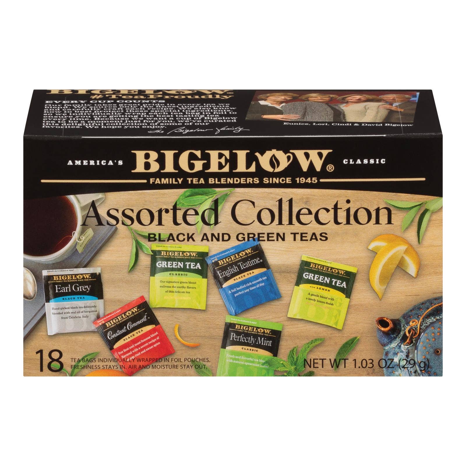 Ware Spark - Wholesale Tea Bags - Bigelow Tea Assorted Tea - 6 Variety - Case Of 6 - 18 Bag0