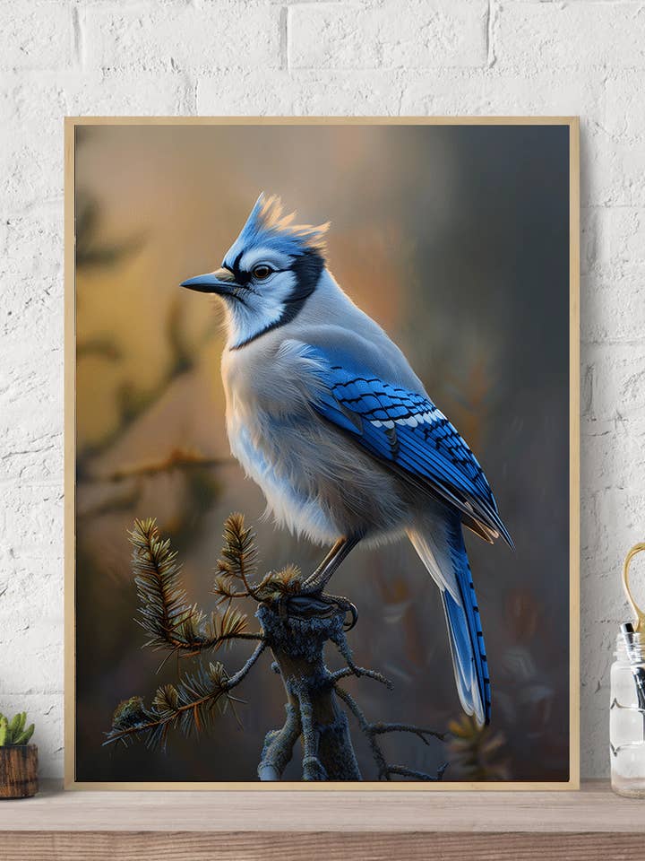 Blue Jay Kunstdruck auf Leinwand für den Großhandel von Arttique - Artistry Canvas Prints