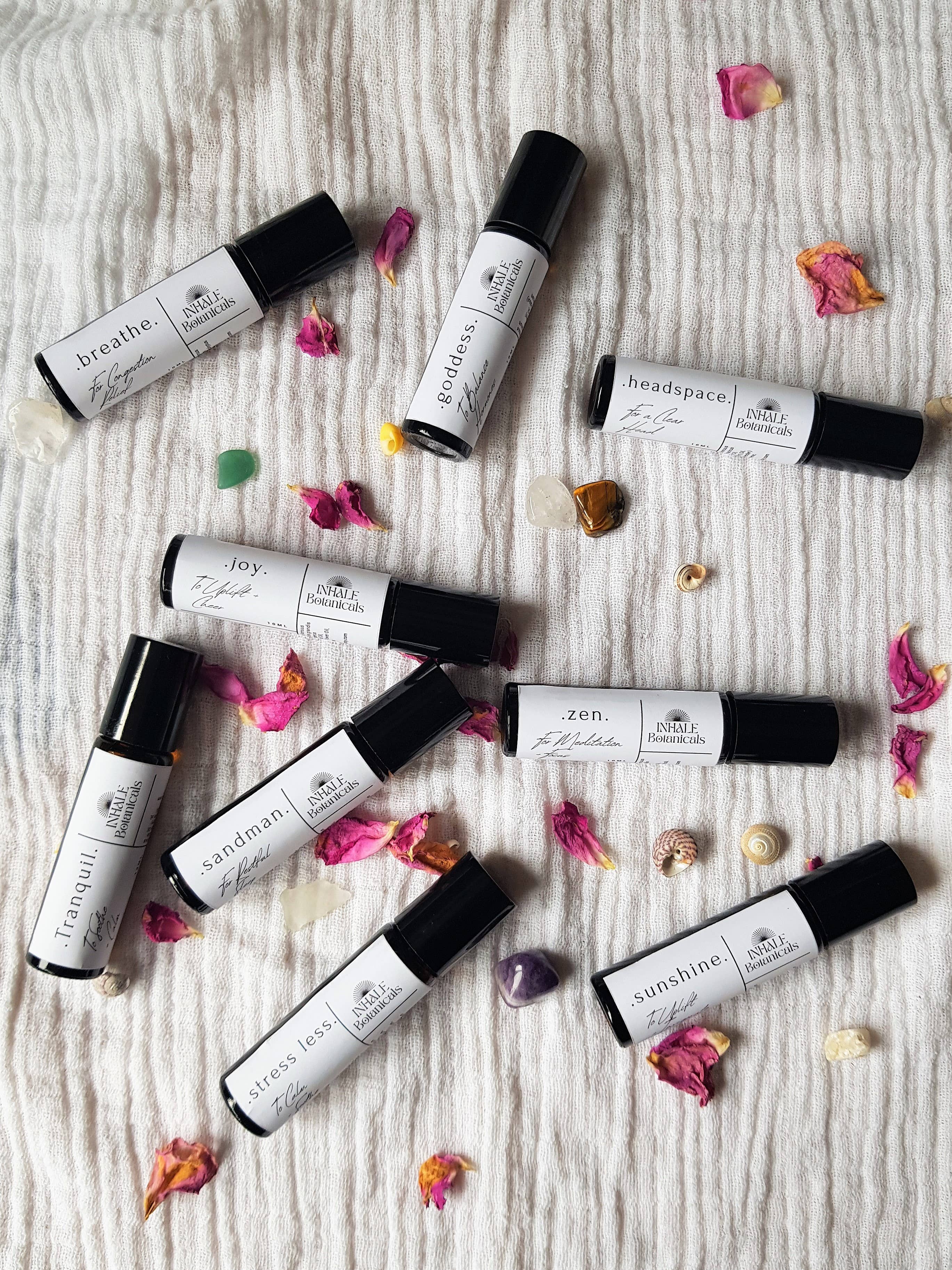 Inhale Botanicals – wholesale Essential oil roll-on – Head Space Aromatherapy Roll On1