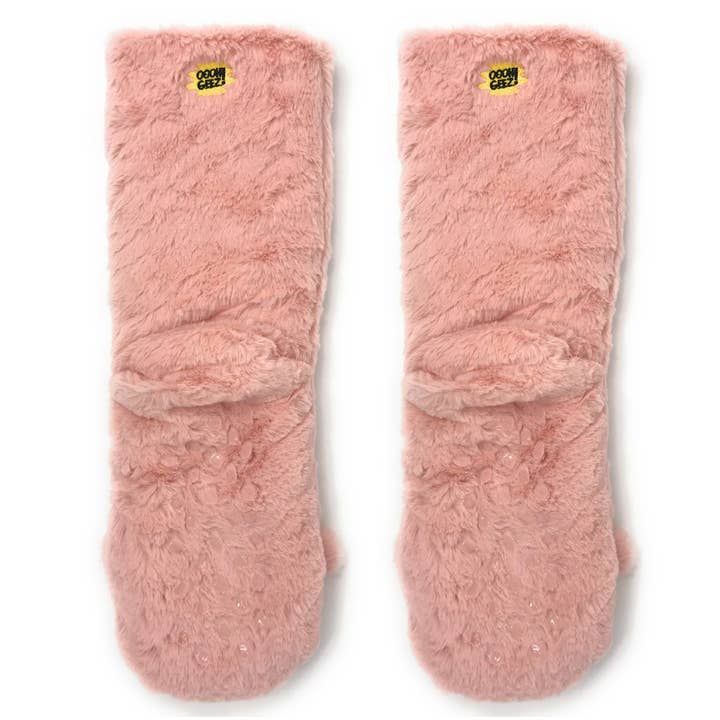 Oooh Yeah/Sock It Up/Oooh Geez Slippers - Wholesale Sock Slippers - Women's - Le Piggy | Women's Fluffy House Gripper Slipper Socks1