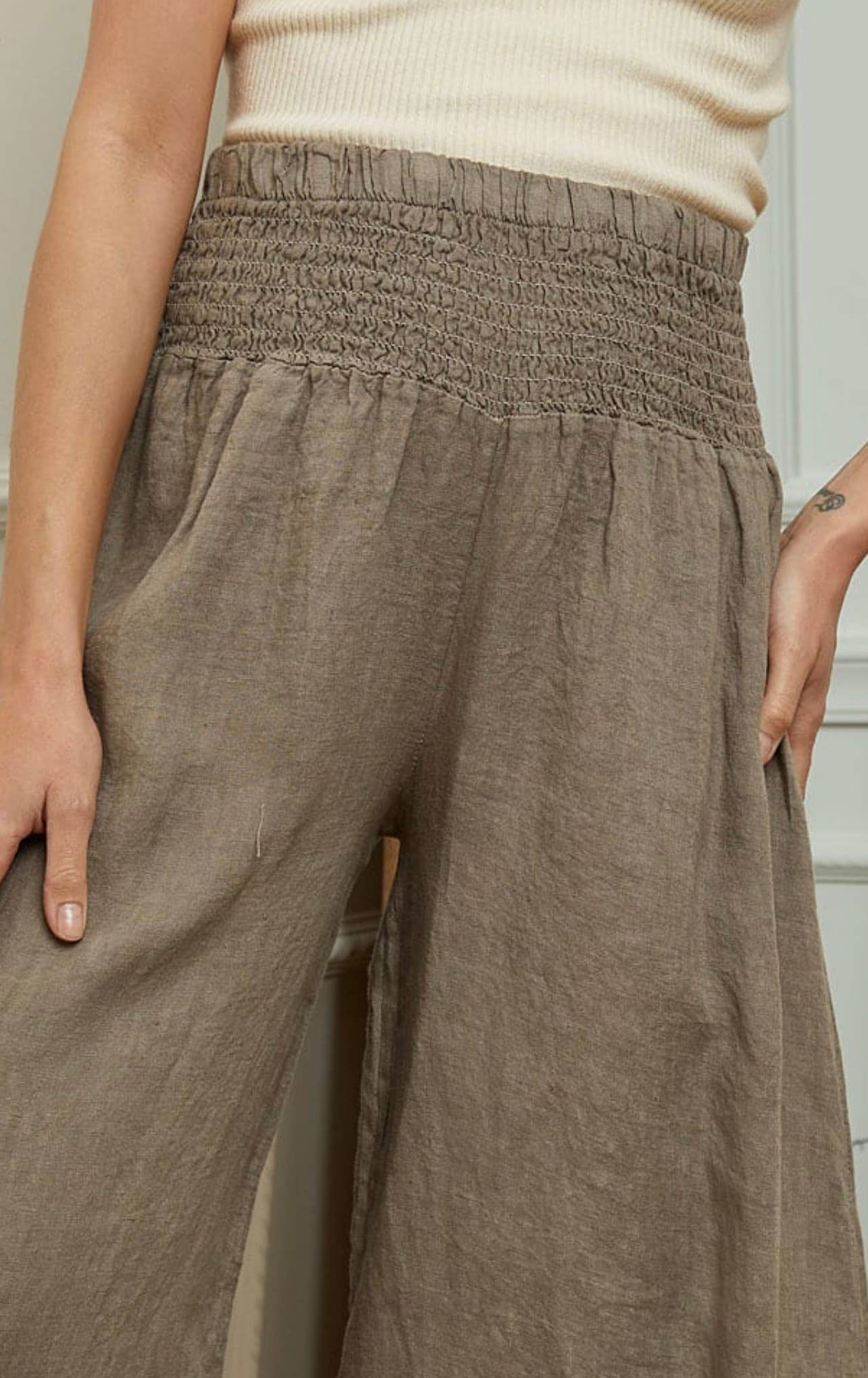 LÉA & LUC - Vendita all'ingrosso Pantalone - Donna - Pantaloni in 100% Lino RIF. 277127