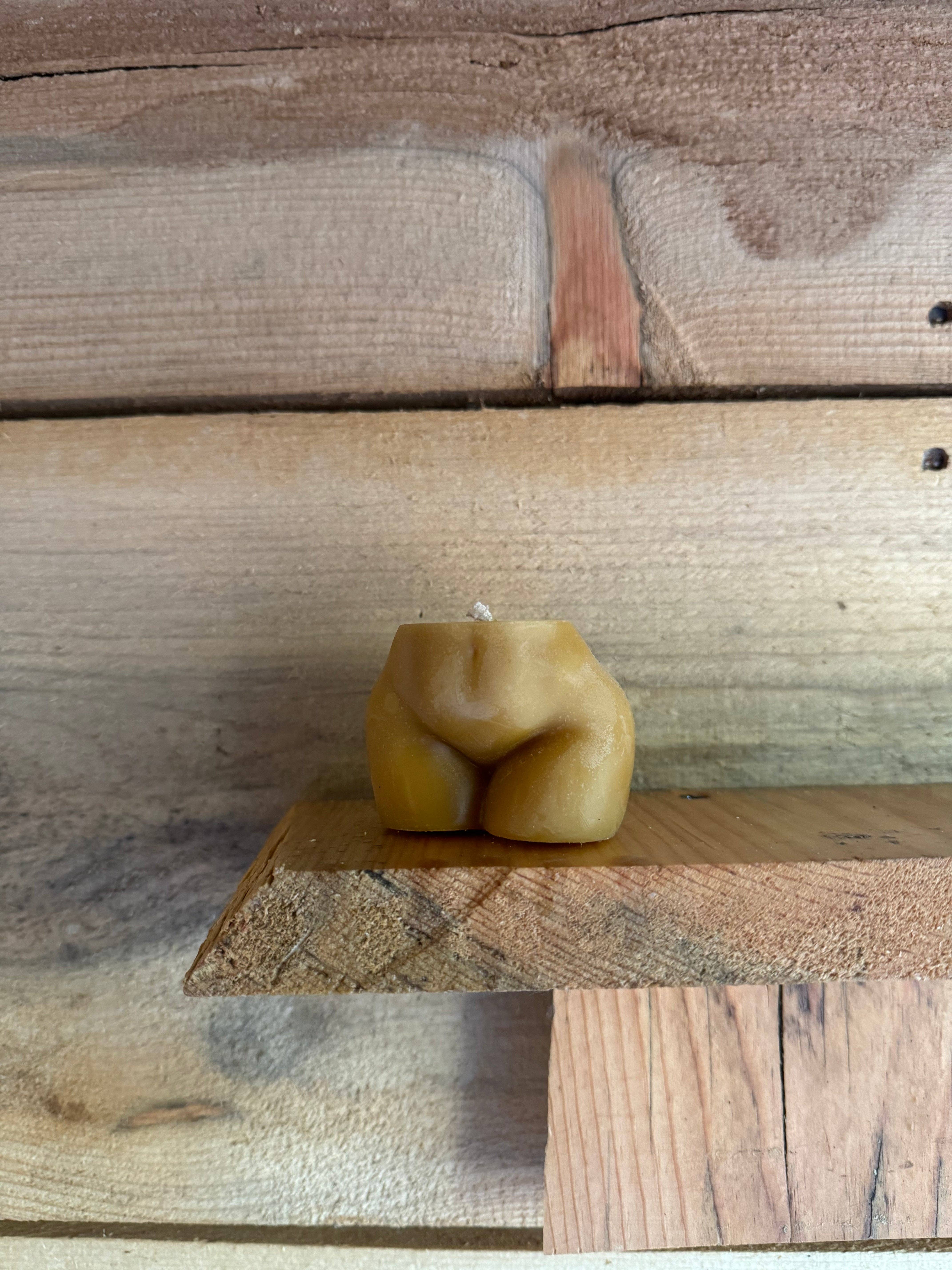 Mother Madre Bees - Wholesale Novelty Candle - Booty Babe — Beeswax Affirmation Candle1