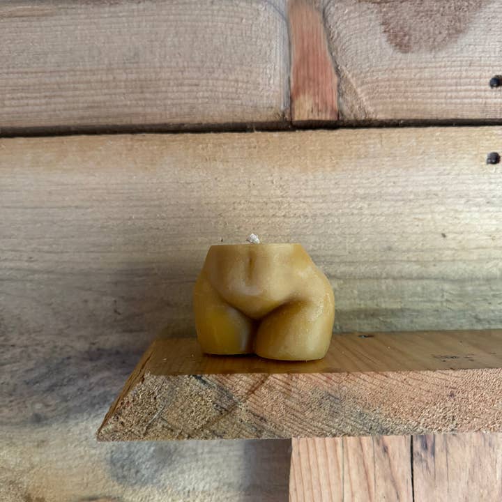 Mother Madre Bees - Wholesale Novelty Candle - Booty Babe — Beeswax Affirmation Candle1
