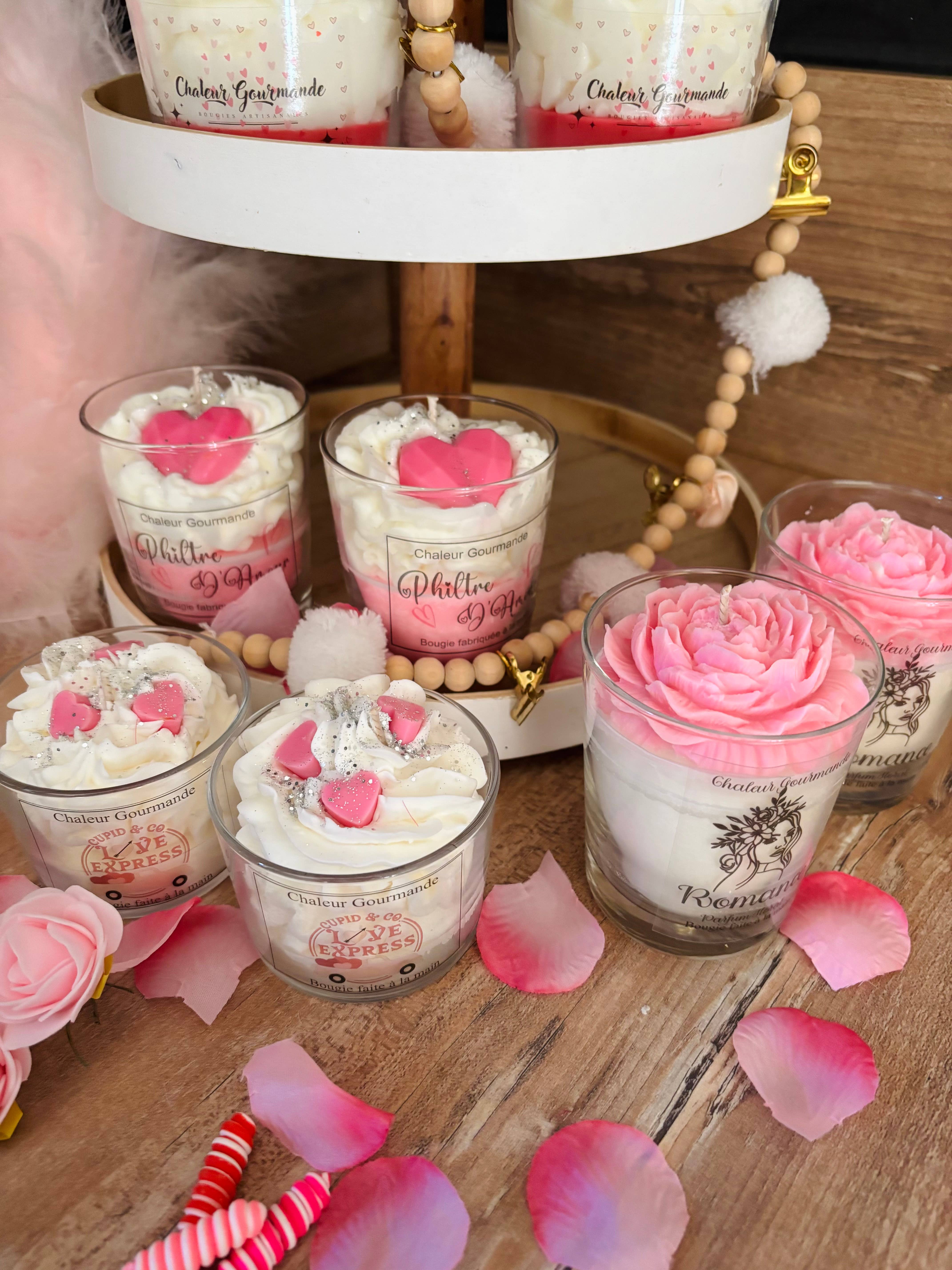 Chaleur Gourmande - Wholesale Novelty Candle - Valentine's Day implantation pack3