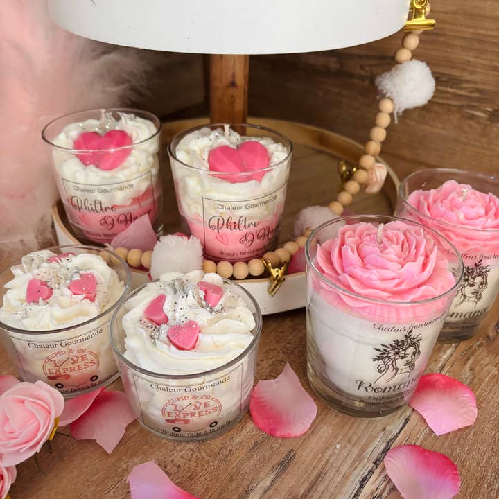 Chaleur Gourmande - Wholesale Novelty Candle - Valentine's Day implantation pack3