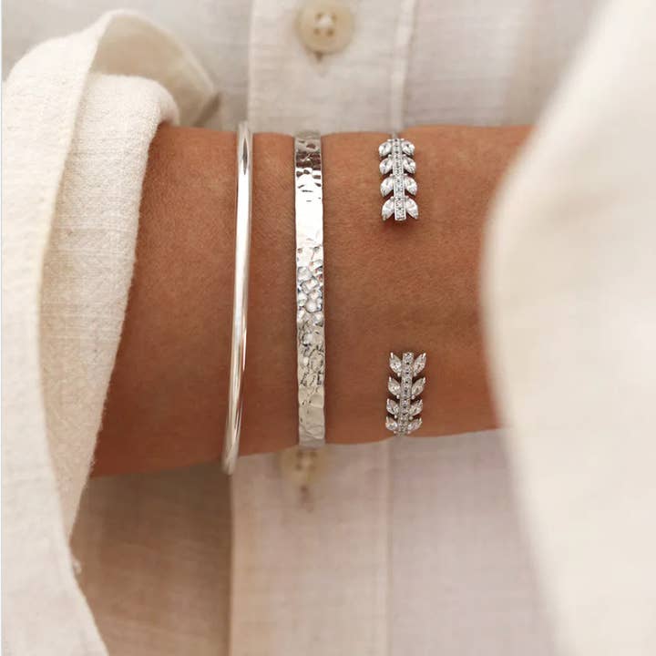 Labelle - Wholesale Bangle Bracelet - Jonc FARAH - silver1