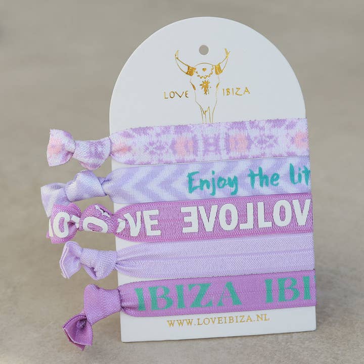 Ibiza elastiekjes Geniet van de kleine dingen voor wholesale door Love Ibiza