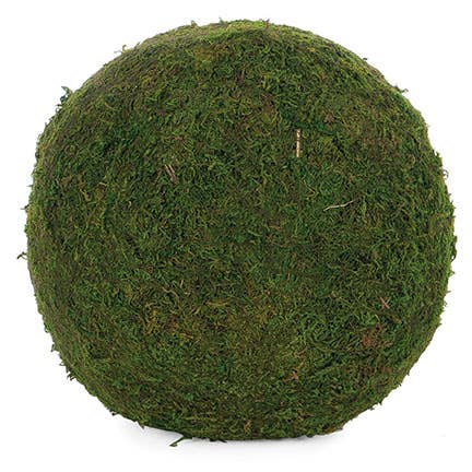 Willow Group - Wholesale Decorative Tabletop Object - Round Moss Ball Spring Garden Arrangement 10"