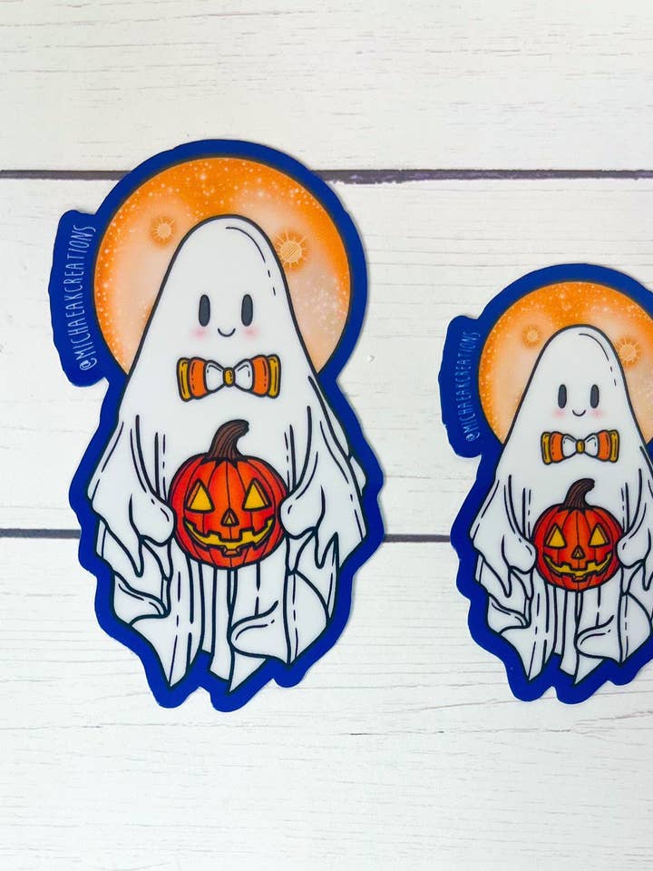 Spooksticker | Stickers voor Hydroflask | laptopstickers | voor wholesale door Michaela K Creations