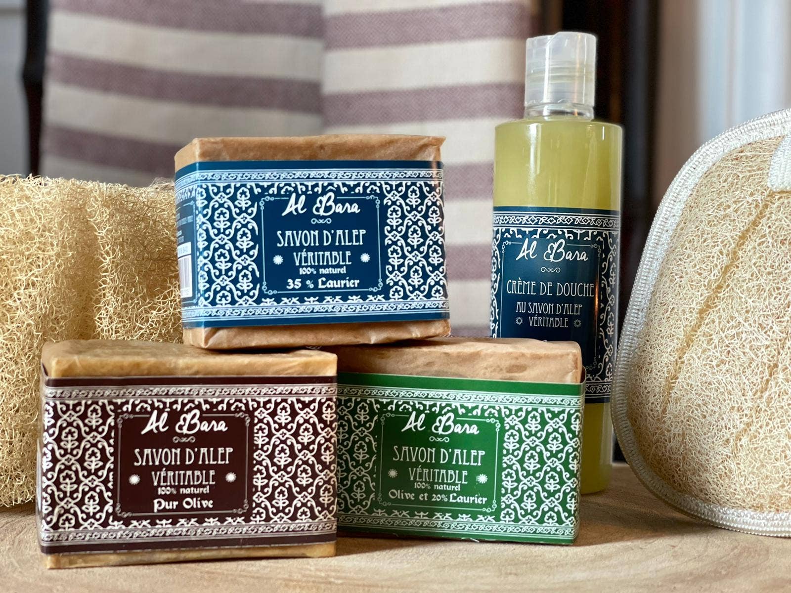 Al Bara Savon d'Alep - Vente Pains de savon - Savon d'Alep  20% Laurier - 200g2