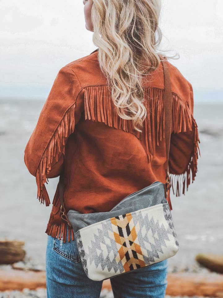 Tofino Crossbody Bag | Orion Grey for wholesale by Grace Design