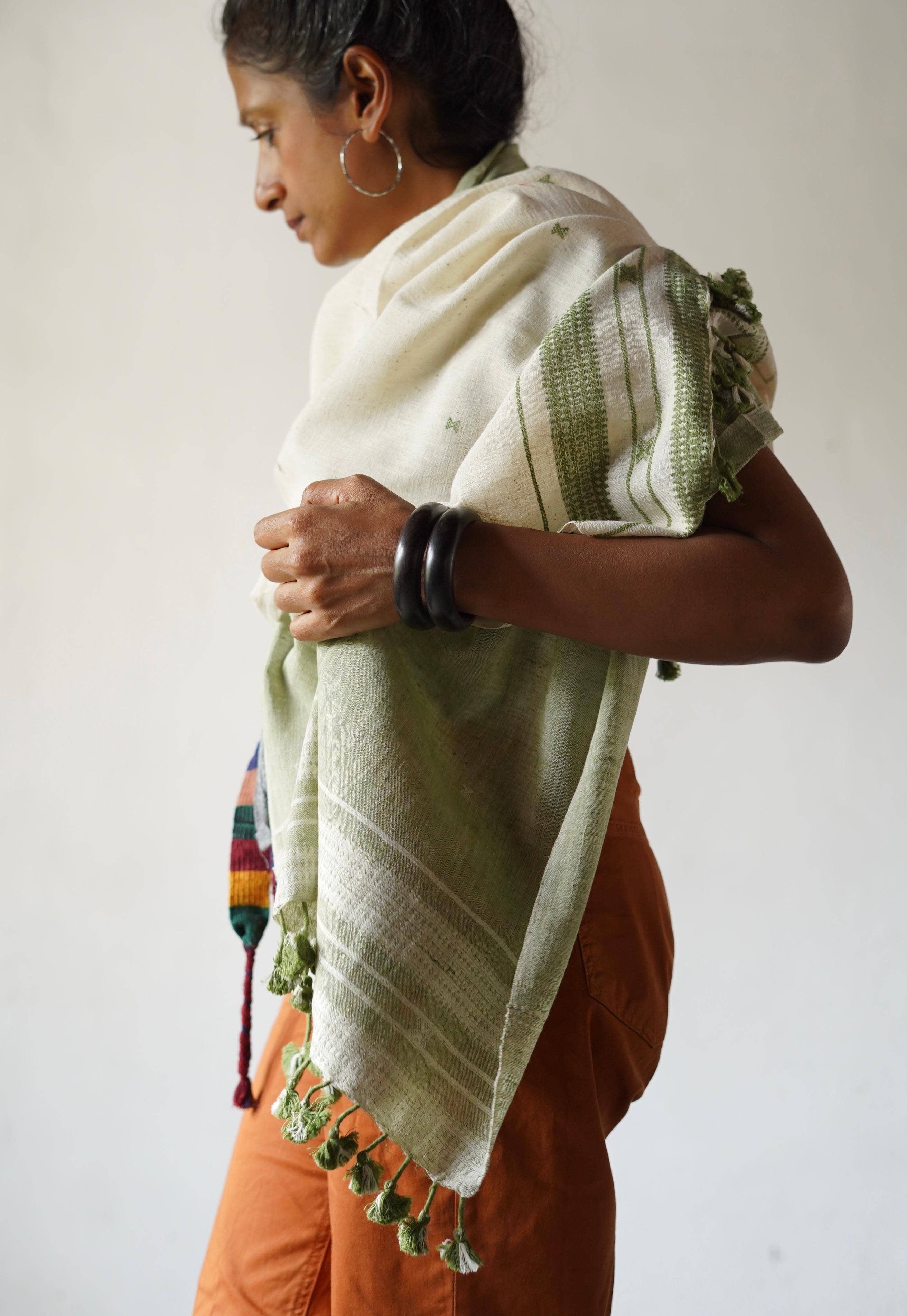 Annahmol - Wholesale Scarf - Unisex - Organic Indigenous Woven Cotton & Natural Dye Scarf6