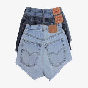 NWT High Waisted Button Fly Denim Shorts 30 Waist - $25 New With Tags -  From Tiffanys