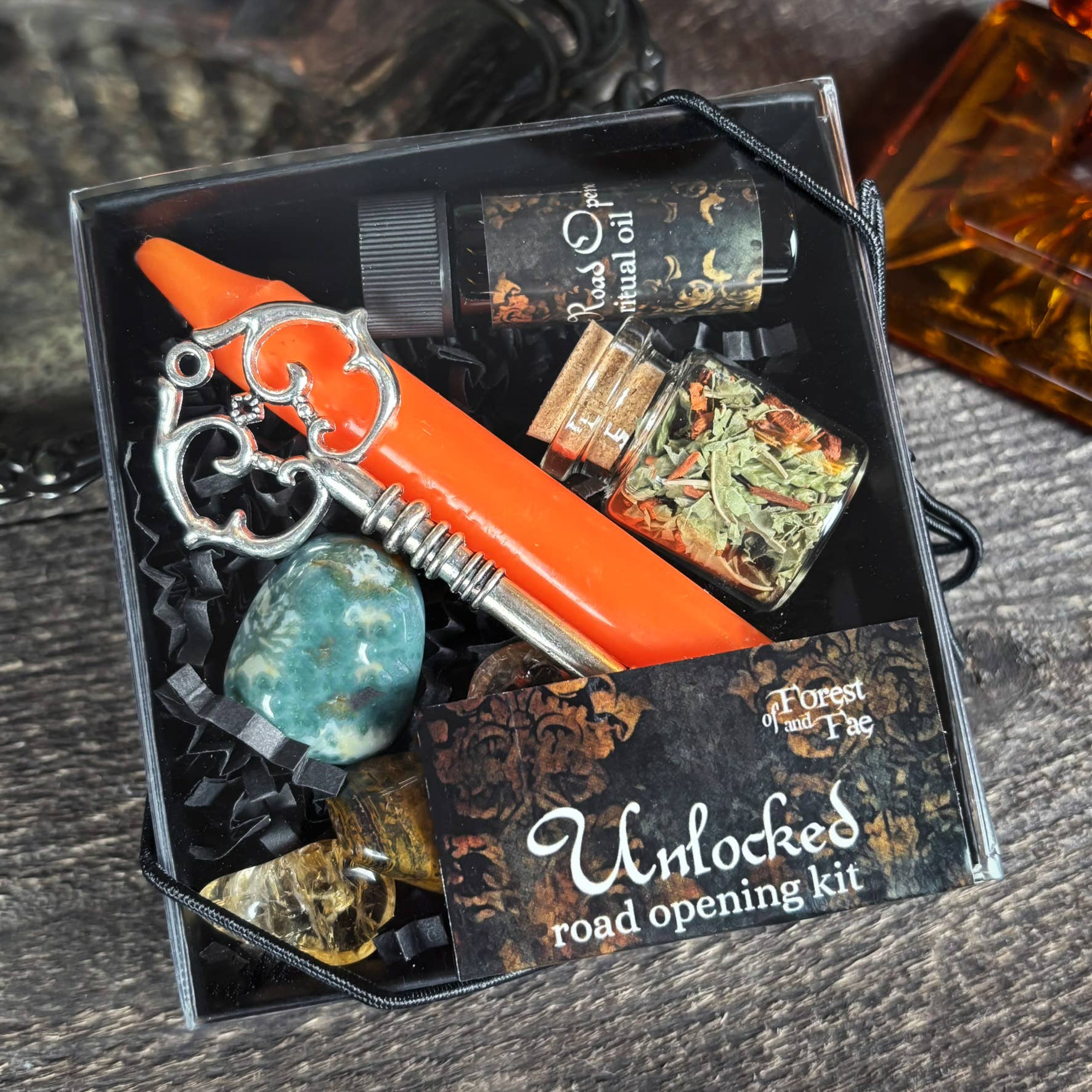 of Forest and Fae - Wholesale Meditation Supplies - Unlocked Spell Kit • Road Opener & Energy Shift• Witchcraft 3