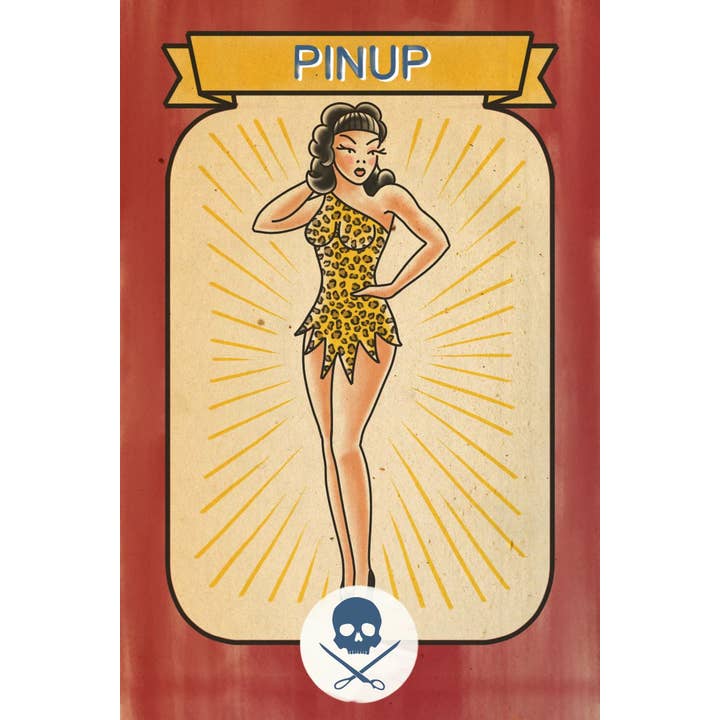 Abernathy's Pinup Sideshow Sticker for wholesale by Abernathys