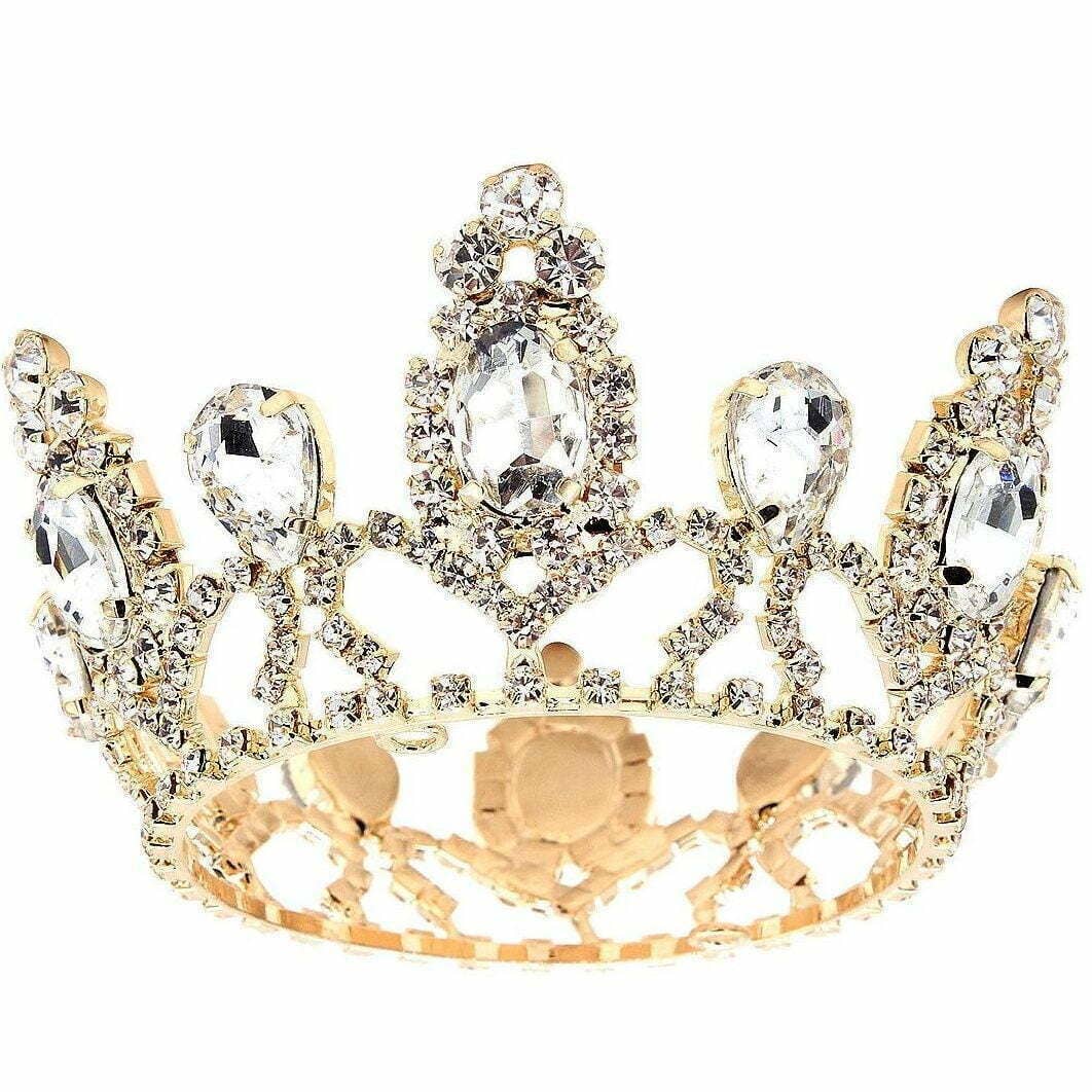 Diacly - Wholesale Tiara - Women's - Rhinestone Small Tiny Mini Crown 6 Different Color13