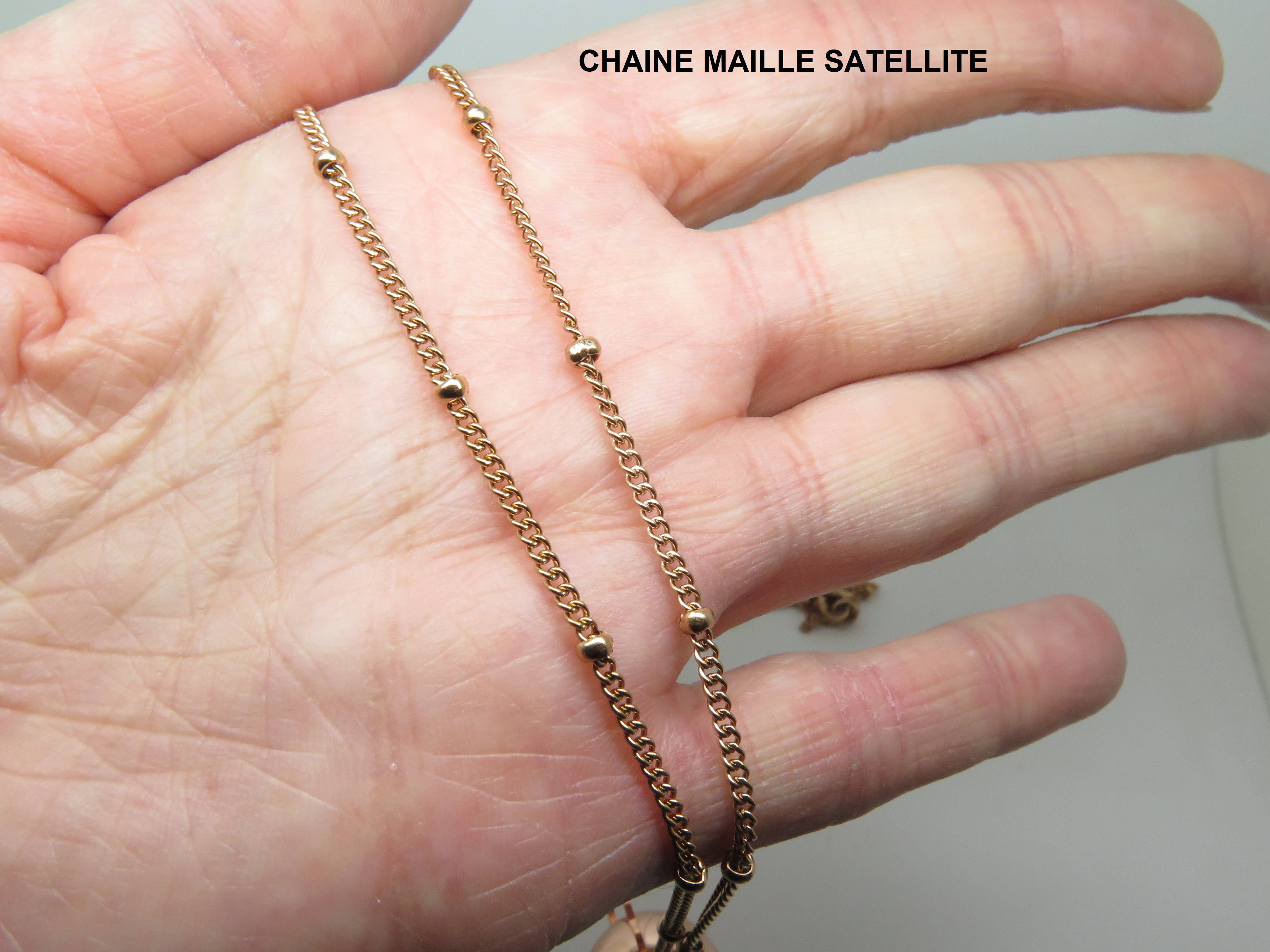 F de Bm créations - Wholesale Pendant/Charm Necklace - Personalized pregnancy ball rose gold tone engraved medal4