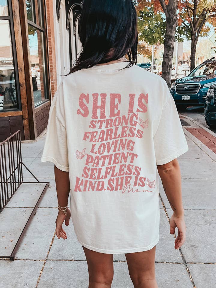 SHE IS MOM for wholesale by Spirit+Tribe