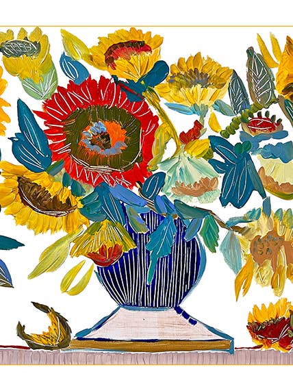 Gathered Sunshine Greeting Card for wholesale by Rachel Cordaro