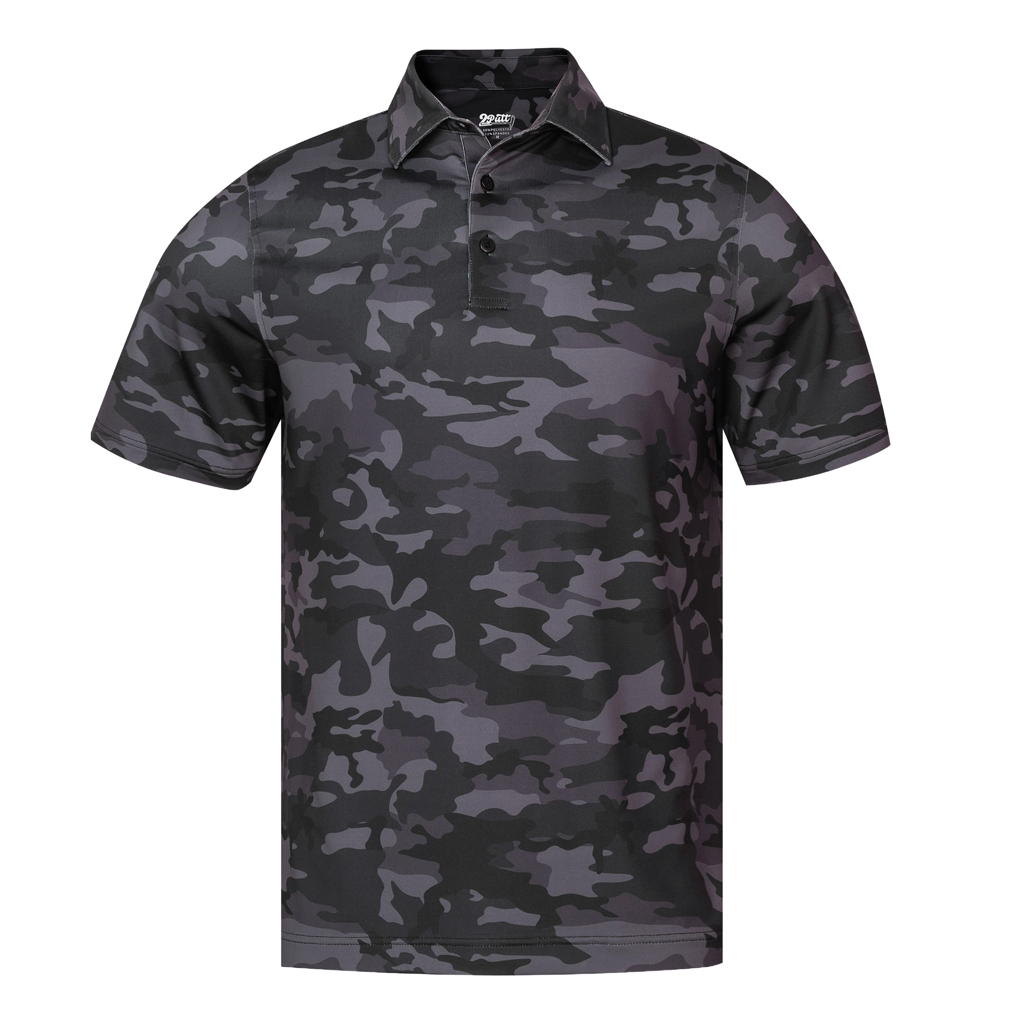 2Putt - Wholesale Polo - Men's - Black Camo Men's Polo2