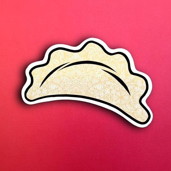 Zenspire Designs - Wholesale Sticker - Pierogi Sticker (WATERPROOF)