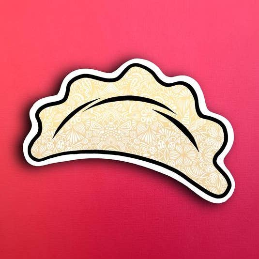 Zenspire Designs - Wholesale Sticker - Pierogi Sticker (WATERPROOF)0