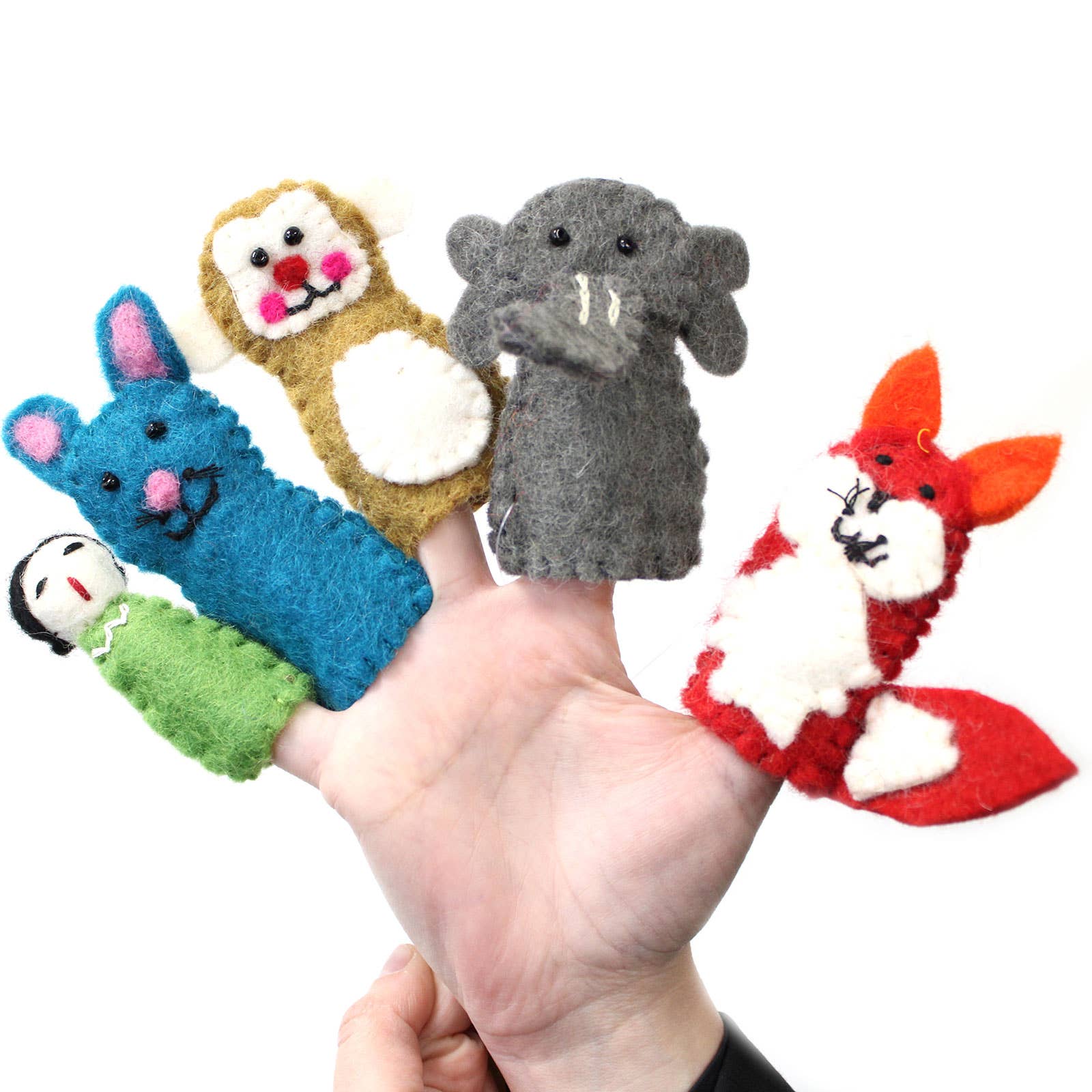 Ancient Wisdom – wholesale Finger puppet – Child & baby – Felt Finger Puppet - Assorted2