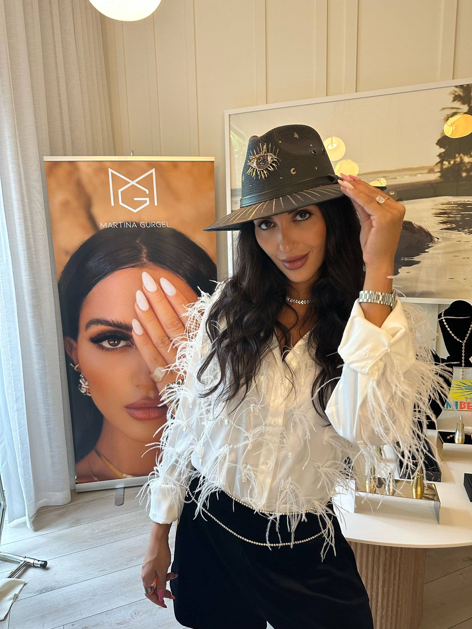 Campelle - Wholesale Fedora - Women's - Cabo Black1