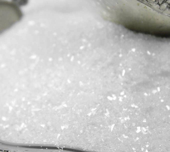 Snow Fusion - Multigrain Glass Glitter - 90 Grit - Bulk bags for wholesale on Faire7