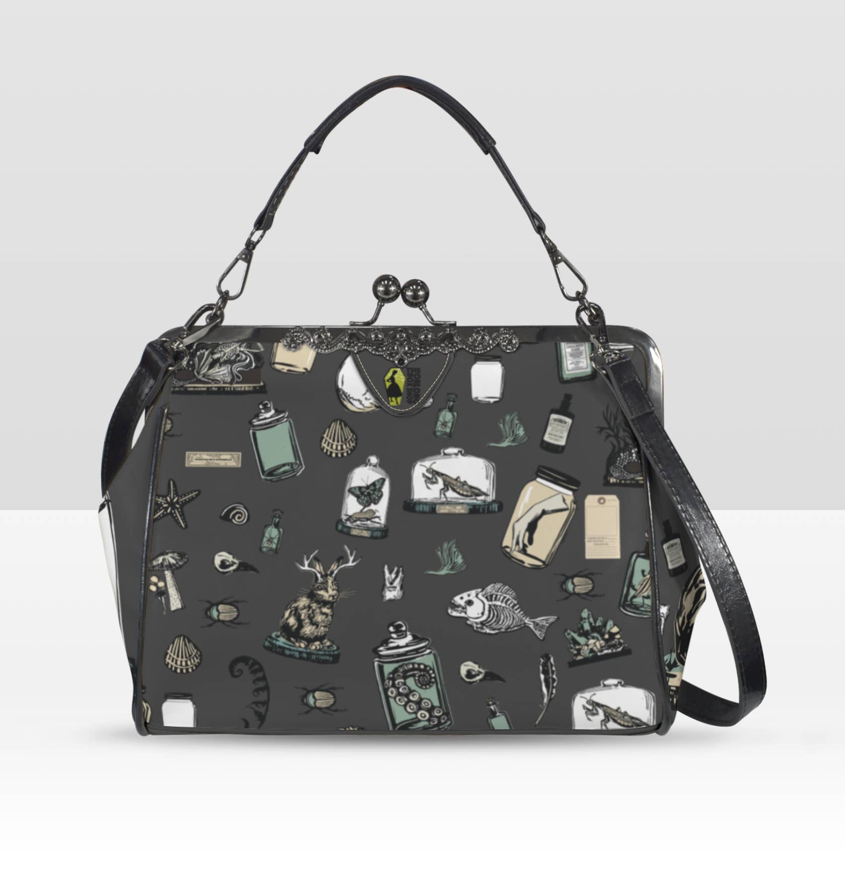 The Oblong Box Shop™ - Vendita all'ingrosso Borsa con manico - Donna - Borsellino con Chiusura a Scatto Rari Esemplari - SU ORDINAZIONE