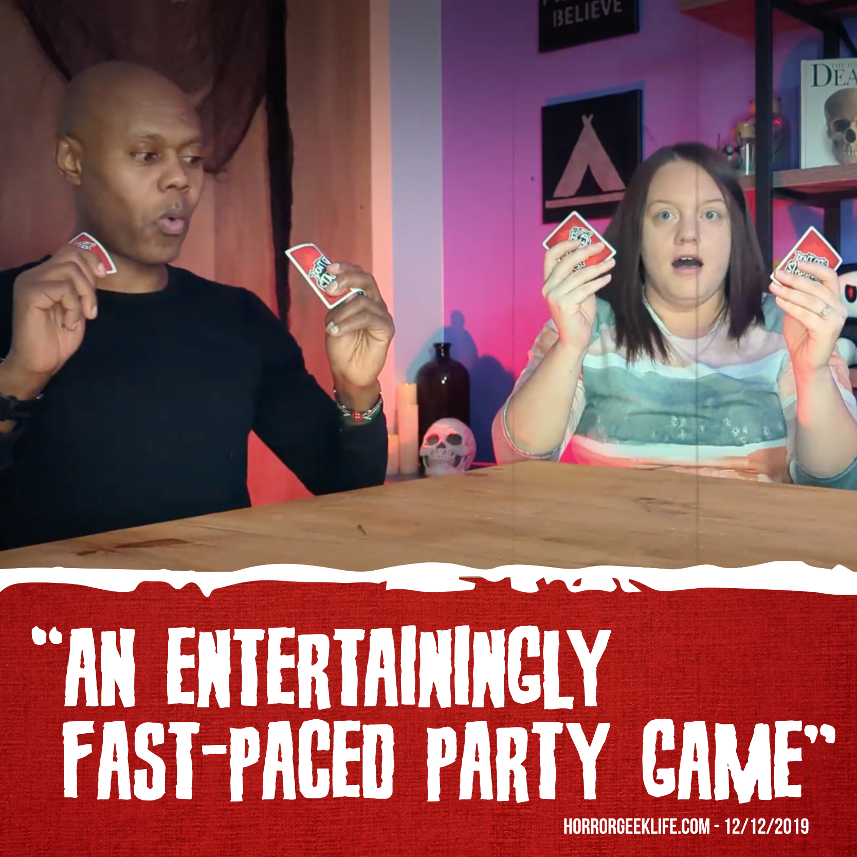 Rookie Mage Games - Vente Jeux de cartes - NE TE FAIS PAS POIGNARDER ! Le jeu de cartes ultime pour Halloween !2