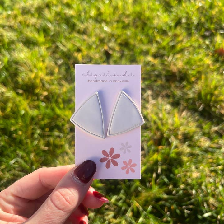 Statement Triangle Earrings for wholesale by abigailandi.co