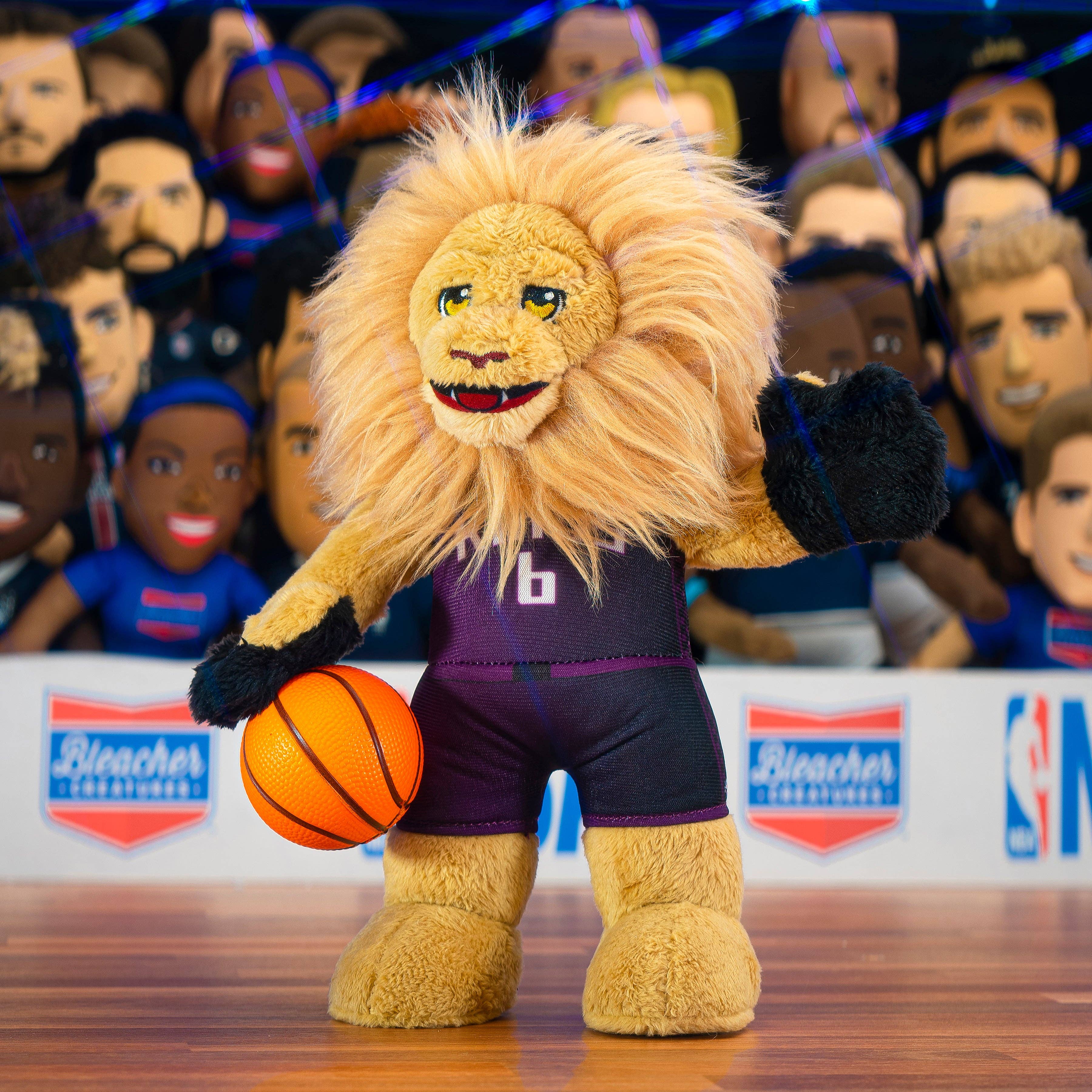 Uncanny Brands - Wholesale Stuffed/Plush Toy - Kids & Baby - Bleacher Creatures Sacramento Kings Slamson 10" Mascot Plush Figure (Statement Uniform)3