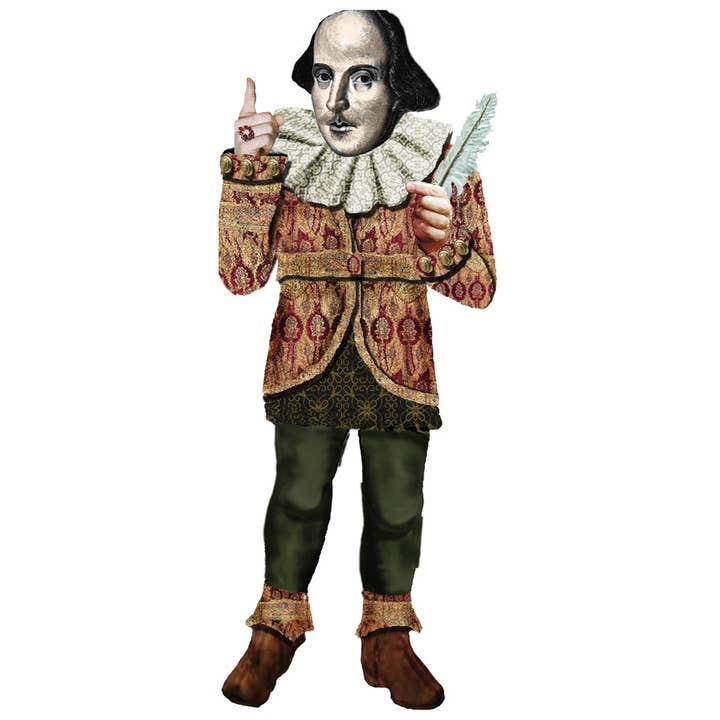 Unemployed Philosophers Guild - Wholesale Everyday Greeting Card - William Shakespeare Card