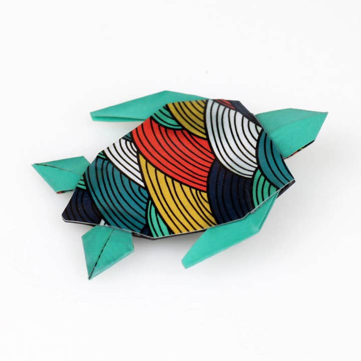 Schildkröten-Brosche für den Großhandel von Joyas de Papel