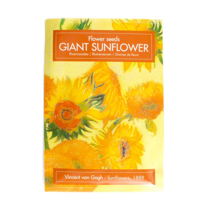 MUSEUM WEBSHOP - Wholesale Postcard - Postcard With Flower Seeds, Van Gogh, Sunflowers