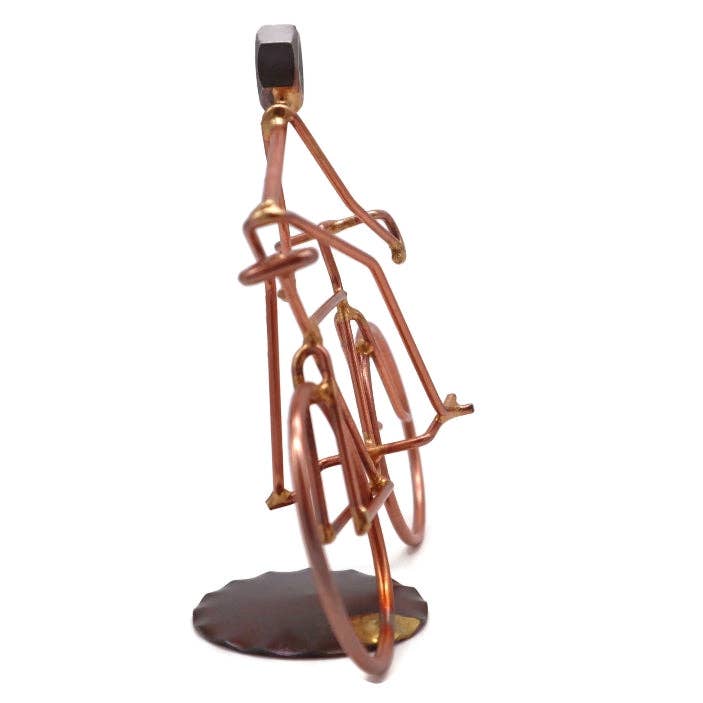 Rock Creek Metal Craft - Wholesale Decorative Tabletop Object - Ten Speed Bicycle Rider (Road Bike Rider)4