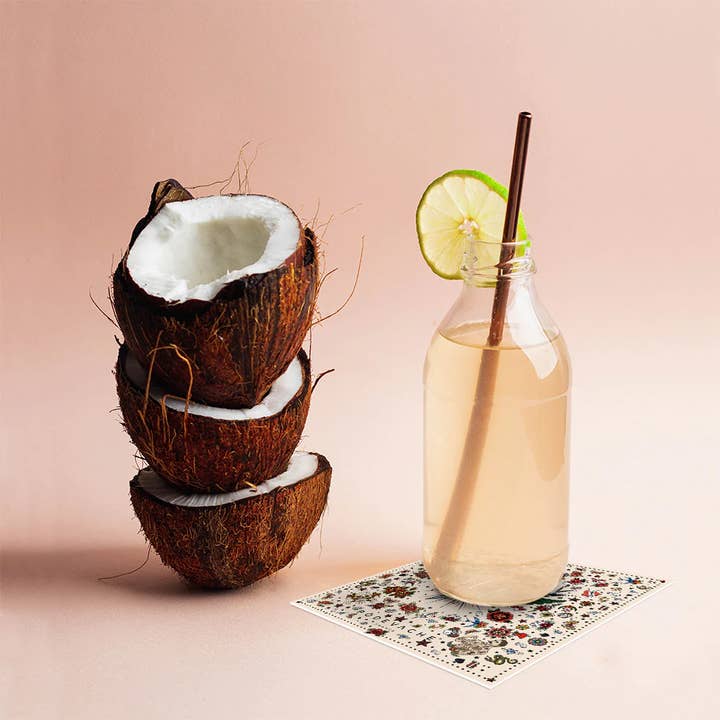 Maison Otto French Lifestyle Distribution - Wholesale Coasters - Tattoo Coasters Set of 6 By Podevache 2