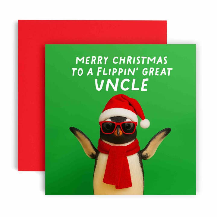 Merry Christmas to a Flippin' Great Uncle for wholesale by Huxters