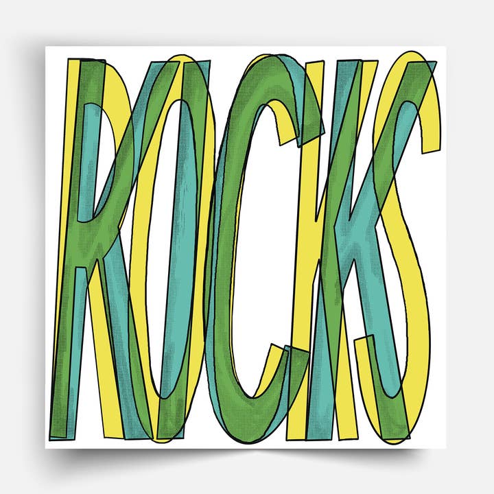 Kick Rocks Aufkleber für den Großhandel von Ginger & Lime Print Shop