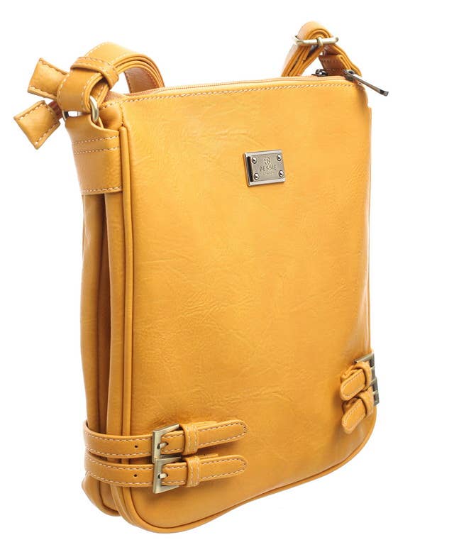 Bessie London - Wholesale Crossbodytas - Dames - Klassieke schoudertas met gesp en ritssluiting20