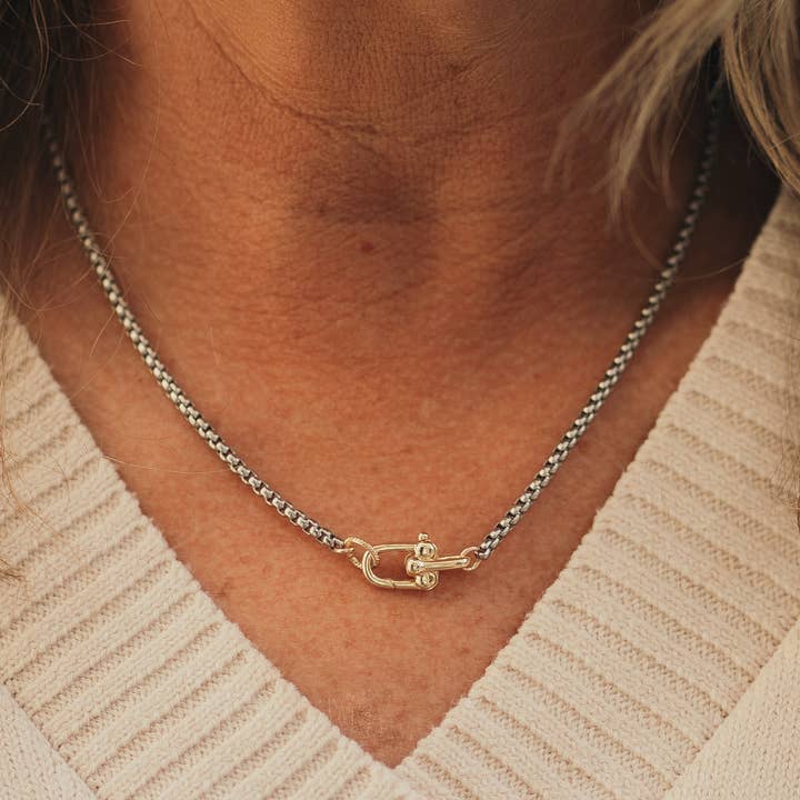 Reva Grey - Wholesale Link & Chain Necklace - Wesley Necklace
