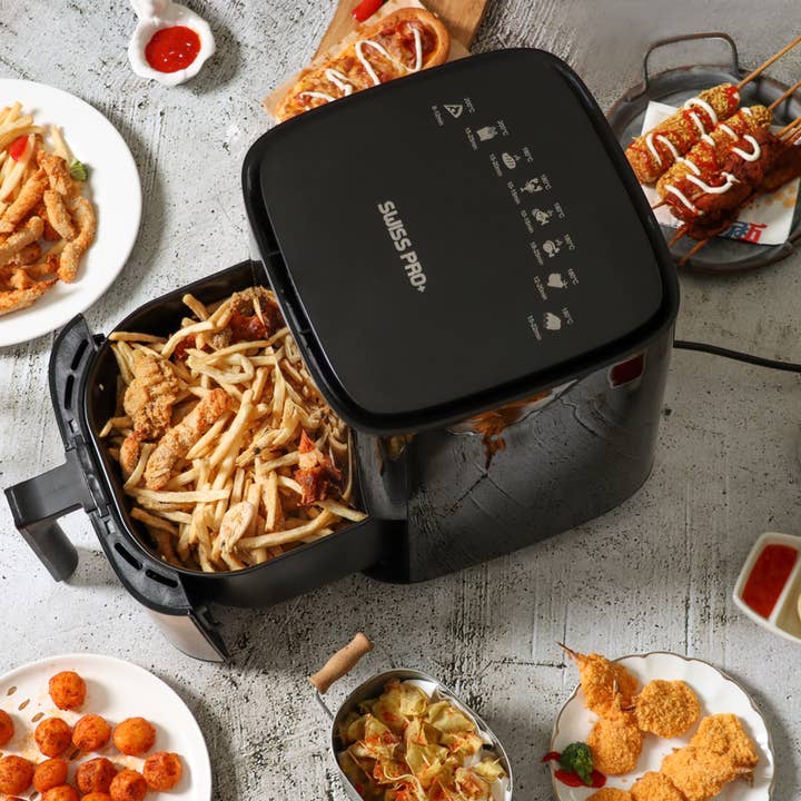 Swiss Pro+ - Venta al por mayor Electrodomésticos - Freidora de aire Silver 5L10
