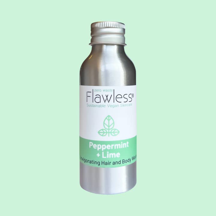 Flawless - Wholesale 2-in-1 Shampoo & Body Wash - Men's - Peppermint & Lime - Hair and Body Wash for Men3