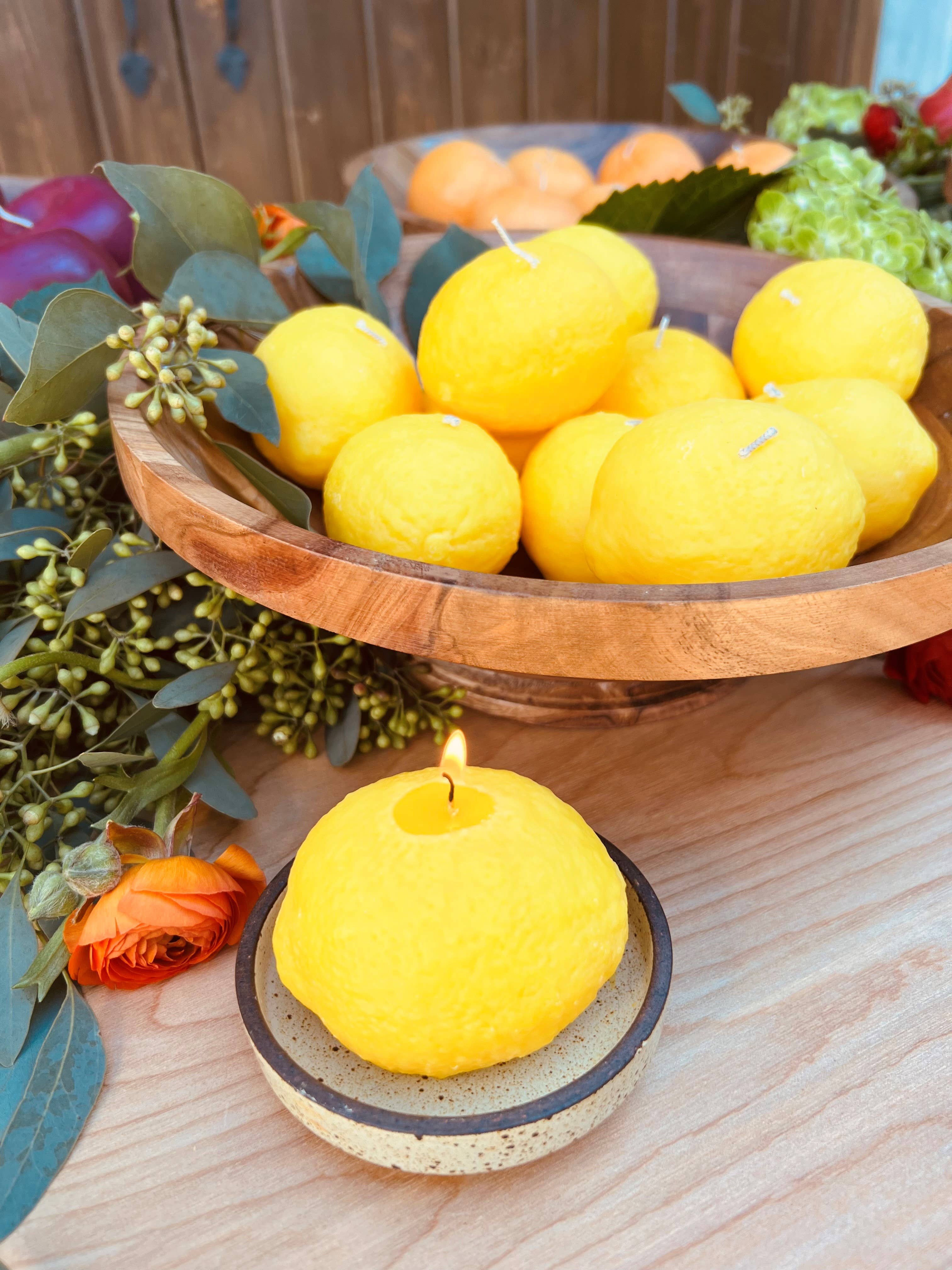 Pixie Candle Studio - Wholesale Novelty Candle - Lemon shaped Candle-Garden Collection3